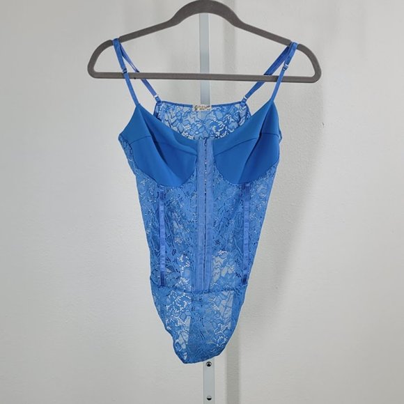 FREE PEOPLE MOVEMENT night rhythm lace bodysuit Sz L NEW - Picture 6 of 8